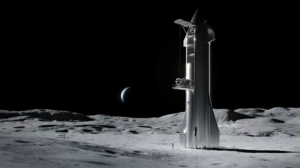 starship-on-moon